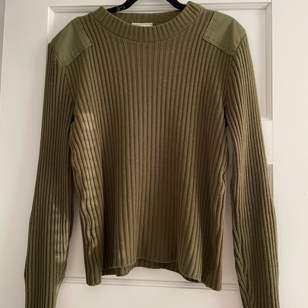 Green sweater